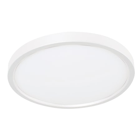 Afx Edge 6" Round LED Flush Mount - White EGRF06LAJD1WH